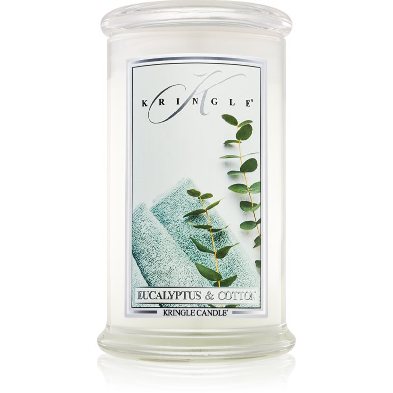 Kringle Candle Kringle Candle Eucalyptus & Cotton ароматна свещ 624 гр. - Унисекс парфюм 624мл - Сравни цени от 1 магазин с безплатна доставка