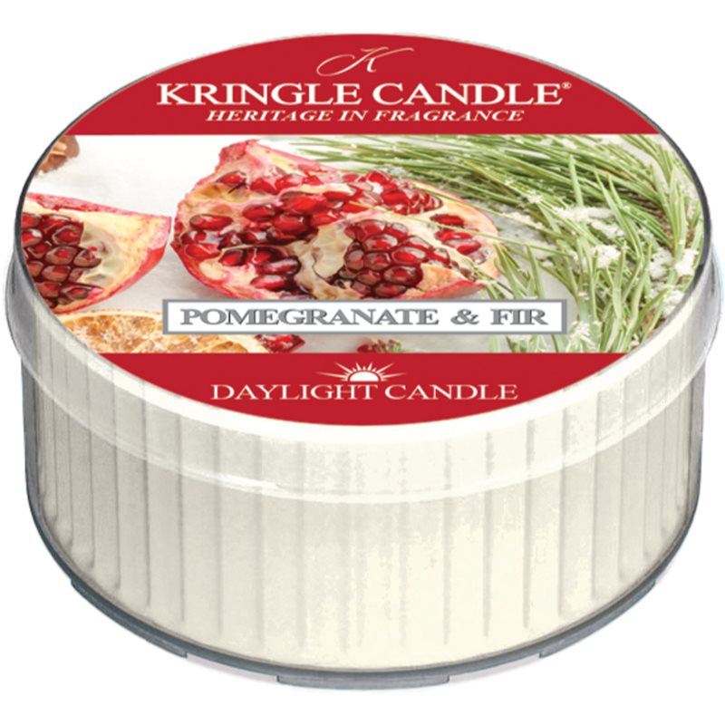 Kringle Candle Kringle Candle Pomegranate & Fir Daylight чаена свещ 42 гр. - Унисекс парфюм 42мл - Сравни цени от 1 магазин с безплатна доставка