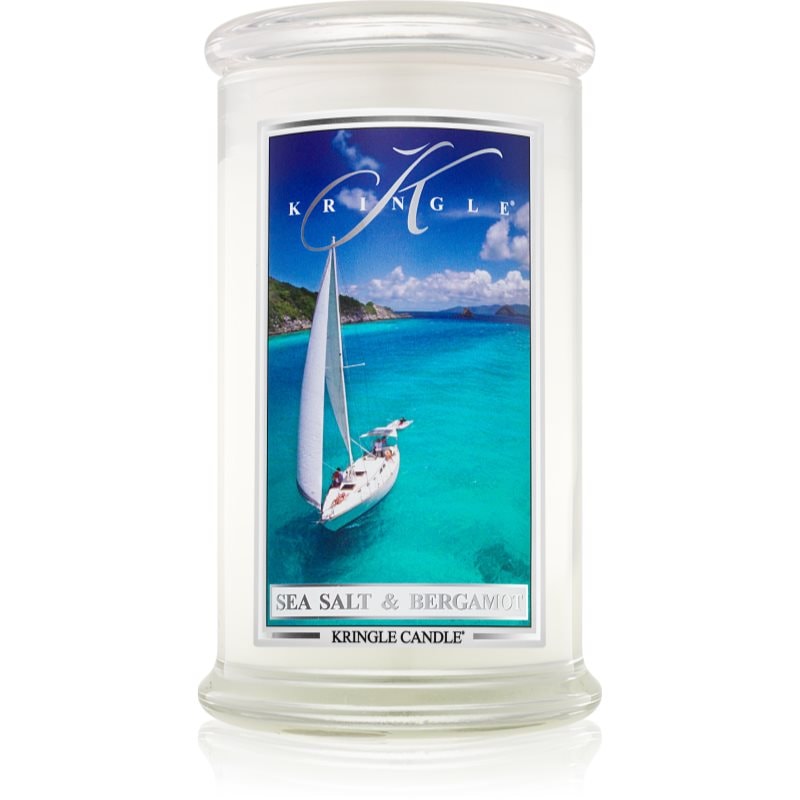Kringle Candle Sea Salt & Bergamot ароматна свещ 623 гр. - Аромат - Сравни цени от 1 магазин с безплатна доставка