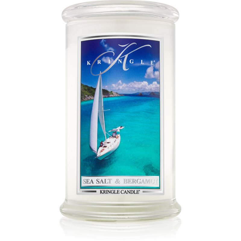Kringle Candle Kringle Candle Sea Salt & Bergamot ароматна свещ 623 гр. - Унисекс парфюм 623мл - Сравни цени от 1 магазин с безплатна доставка