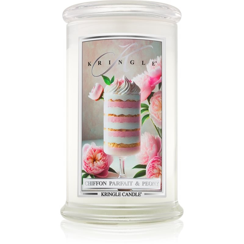 Kringle Candle Chiffon Parfait & Peony ароматна свещ 623 гр. - Аромат - Сравни цени от 1 магазин с безплатна доставка