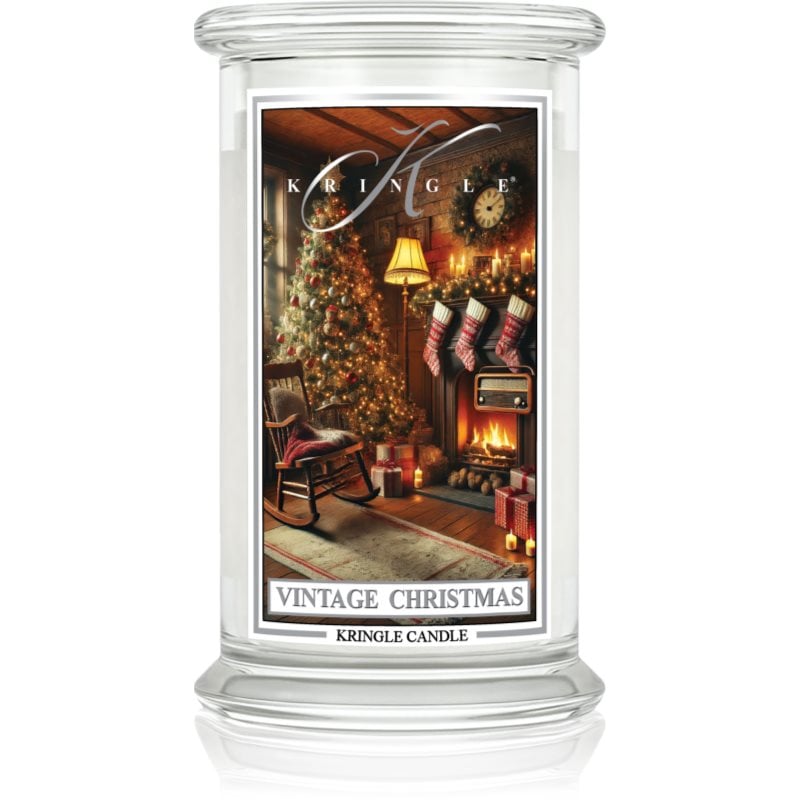 Kringle Candle Vintage Christmas ароматна свещ 623 гр.