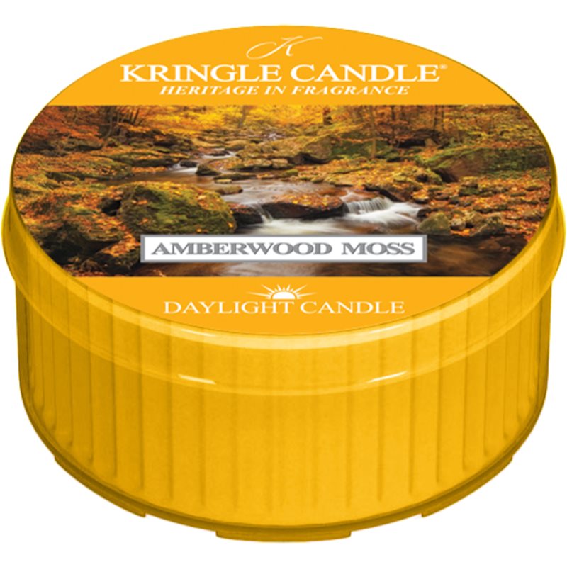 Kringle Candle Amberwood Moss чаена свещ 42 гр. - Аромат - Сравни цени от 1 магазин с безплатна доставка