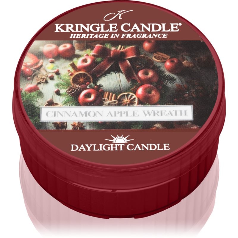 Kringle Candle Cinnamon Apple Wreath чаена свещ 42 гр. - Аромат - Сравни цени от 1 магазин с безплатна доставка
