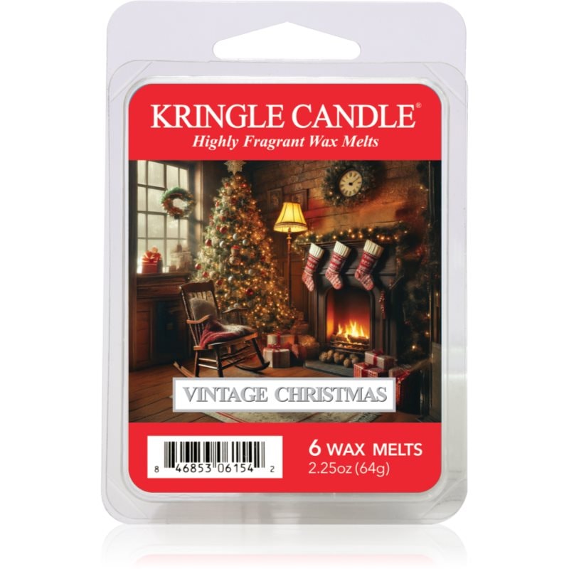 Kringle Candle Kringle Candle Vintage Christmas восък за арома-лампа 64 гр. - Унисекс парфюм 64мл - Сравни цени от 1 магазин с безплатна доставка