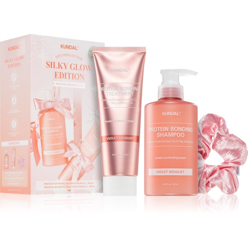KUNDAL Protein Bonding Care Violet Muguet подаръчен комплект За коса