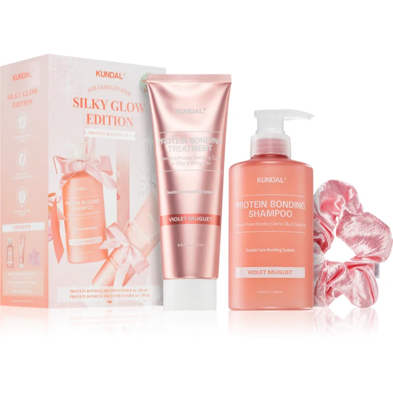 KUNDAL Protein Bonding Care Violet Muguet подаръчен комплект За коса - Комплект - Сравни цени от 1 магазин с безплатна доставка