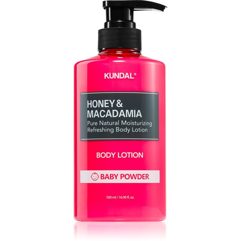 KUNDAL Honey & Macadamia Baby Powder подхранващ лосион за тяло с хидратиращ ефект