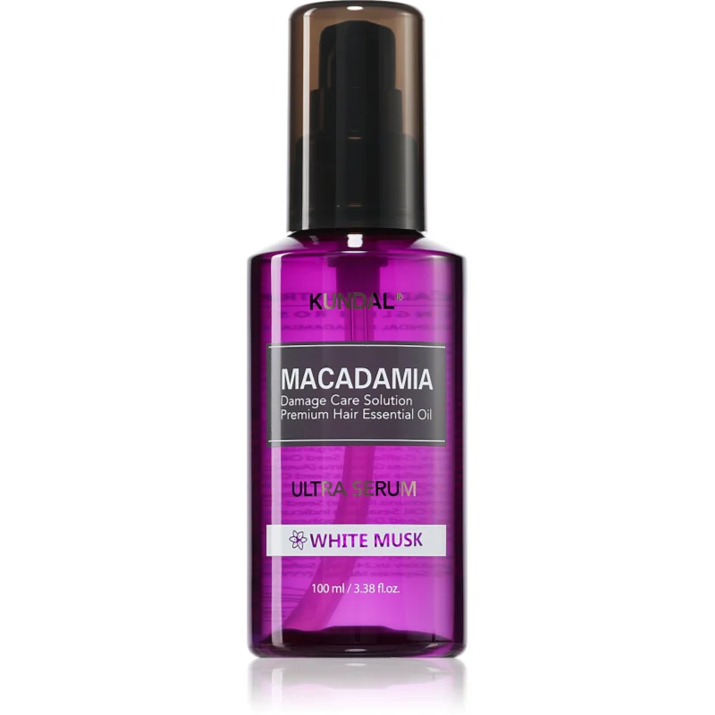 KUNDAL Macadamia Ultra Serum White Musk регенериращ серум за масло за увредена коса - Грижа за коса - Сравни цени от 1 магазин с безплатна доставка
