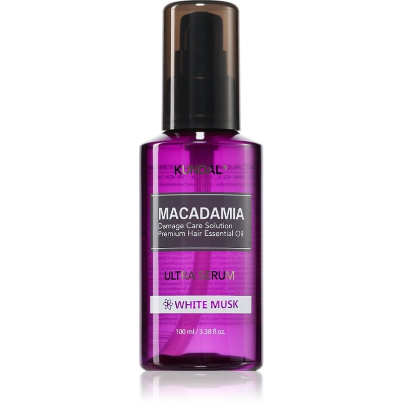 KUNDAL Macadamia Ultra Serum White Musk регенериращ серум за масло за увредена коса - Грижа за коса - Сравни цени от 1 магазин с безплатна доставка