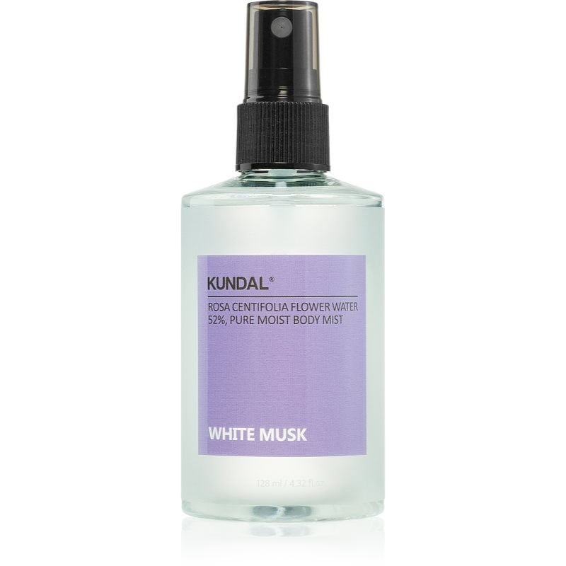 KUNDAL Pure Moist Body Mist White Musk мъгла за тяло с успокояващ ефект