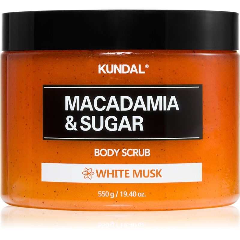 KUNDAL KUNDAL Macadamia & Sugar White Musk захарен пилинг с масло от шеа - Унисекс парфюм 550мл - Сравни цени от 1 магазин с безплатна доставка