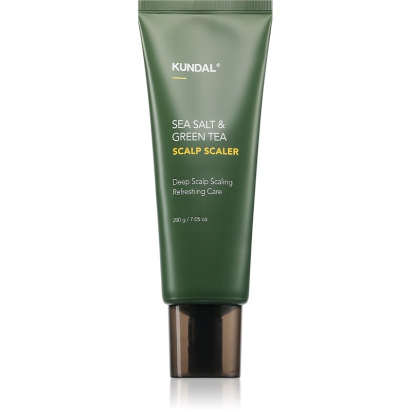 KUNDAL KUNDAL Sea Salt & Green Tea Scalp Scaler дълбоко почистващ пилинг стимулиращ растежа на косата - Унисекс парфюм 200мл - Сравни цени от 1 магазин с безплатна доставка