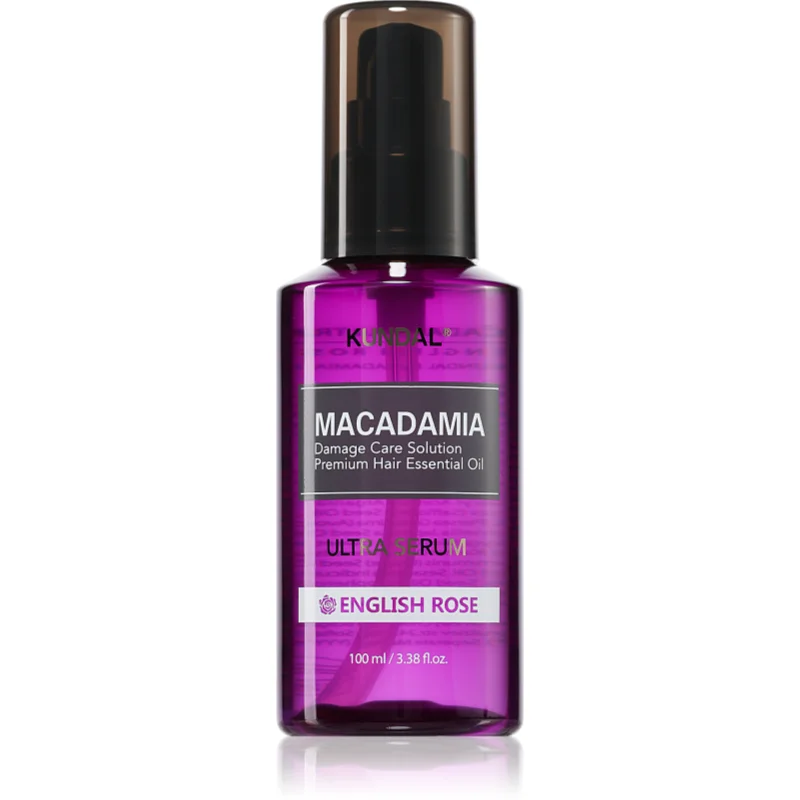 KUNDAL Macadamia Ultra Serum English Rose регенериращ серум за масло за увредена коса - Грижа за коса - Сравни цени от 1 магазин с безплатна доставка