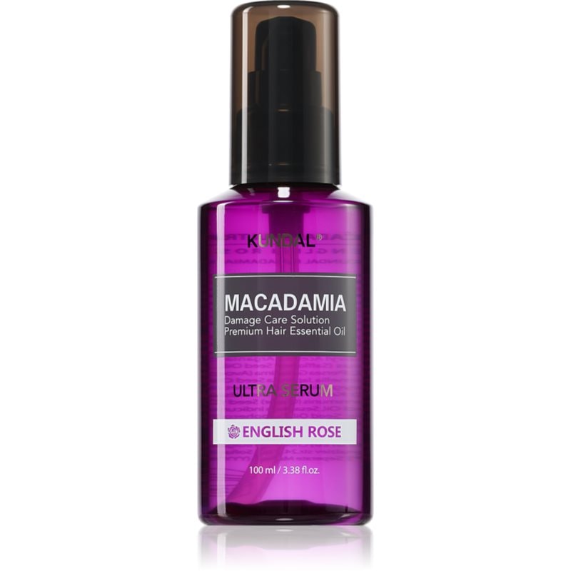 KUNDAL Macadamia Ultra Serum English Rose регенериращ серум за масло за увредена коса - Грижа за коса - Сравни цени от 1 магазин с безплатна доставка