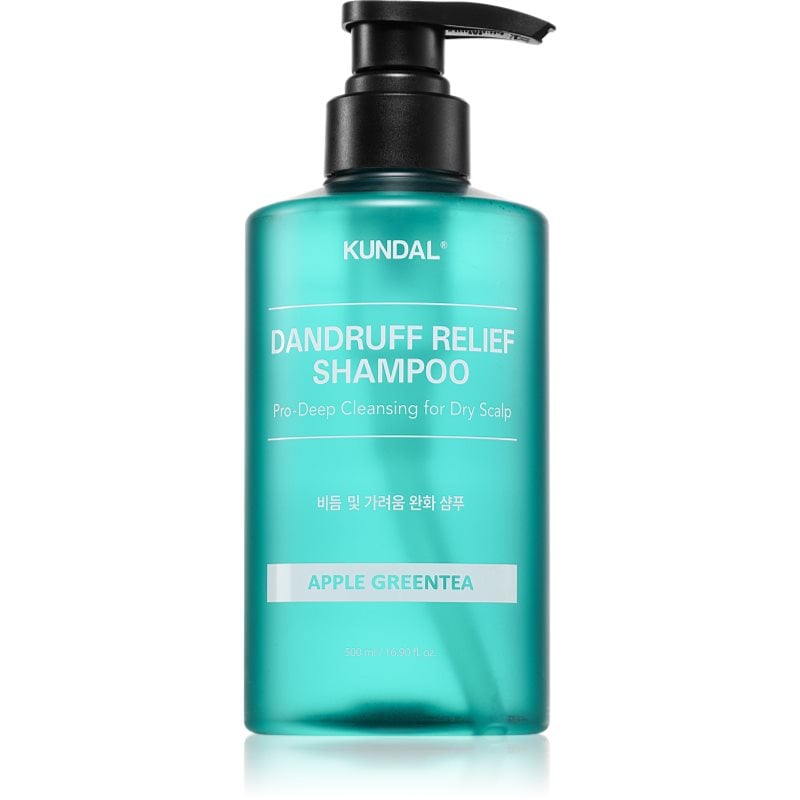 KUNDAL Dandruff Relief Shampoo Apple Green Tea шампоан против пърхот и сърбеж за суха кожа
