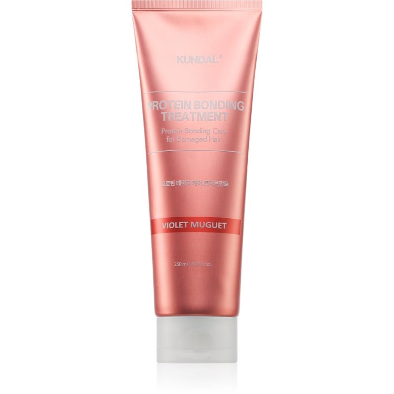 KUNDAL Protein Bonding Care Treatment цялостна грижа за суха и увредена коса с аромат Violet Muguet