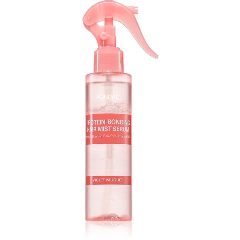 KUNDAL Protein Bonding Care Hair Mist Serum подсилващ и регенериращ серум за коса за суха и увредена коса с аромат Violet Muguet