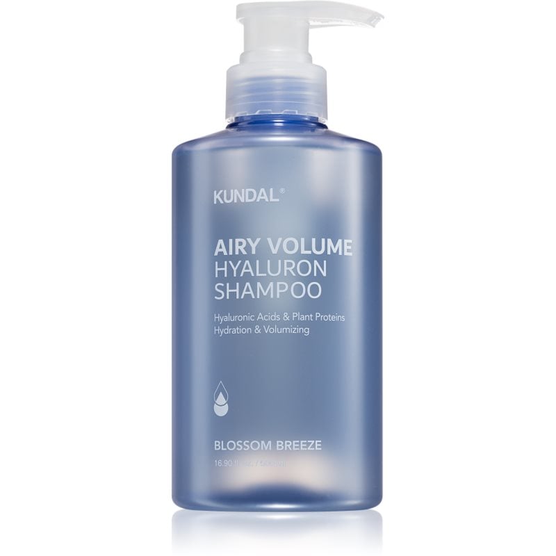 KUNDAL Airy Volume Hyaluron Shampoo хидратиращ шампоан за обем и блясък