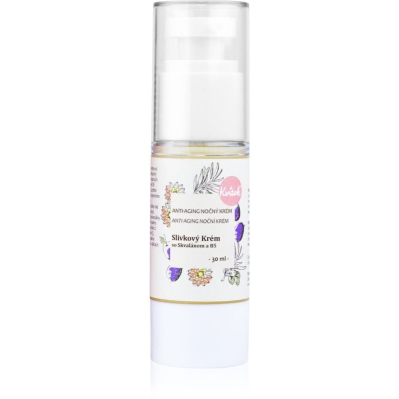 Kvitok Plum Cream with Squalene and Vitamin B5 нощен крем за зряла кожа 50+ - Грижа за лице - Сравни цени от 1 магазин с безплатна доставка
