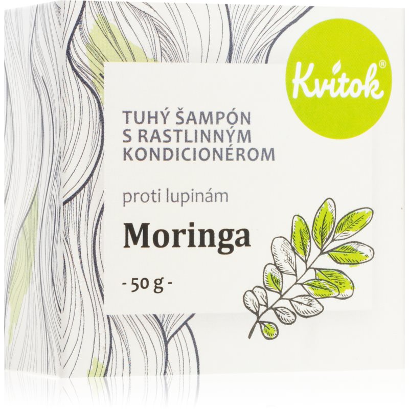 Kvitok Moringa органичен твърд шампоан против пърхот - Грижа за коса - Сравни цени от 1 магазин с безплатна доставка