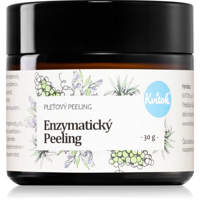 Kvitok Enzymatic peeling пилинг за лице за чувствителна кожа на лицето