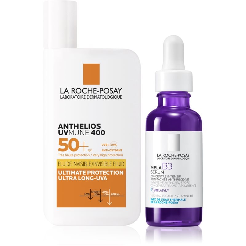 La Roche-Posay Bundles Anthelios + Mela B3 комплект против пигментни петна - Комплект - Сравни цени от 1 магазин с безплатна доставка