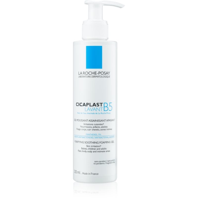 La Roche-Posay Cicaplast Lavant B5 успокояващ почистващ гел-пяна