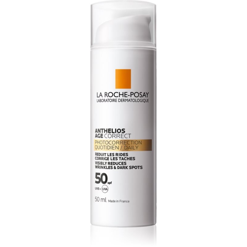 La Roche-Posay Anthelios Age Correct дневен защитен крем против стареене на кожата SPF 50 - Грижа за лице - Сравни цени от 1 магазин с безплатна доставка