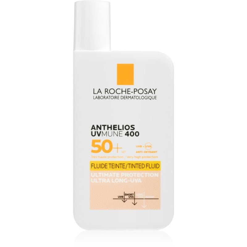 La Roche-Posay Anthelios UVMUNE 400 защитна тонирана течност за лице SPF 50+