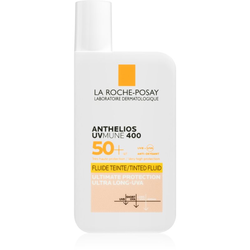 La Roche-Posay Anthelios UVMUNE 400 защитна тонирана течност за лице SPF 50+ - Грижа за тяло - Сравни цени от 1 магазин с безплатна доставка