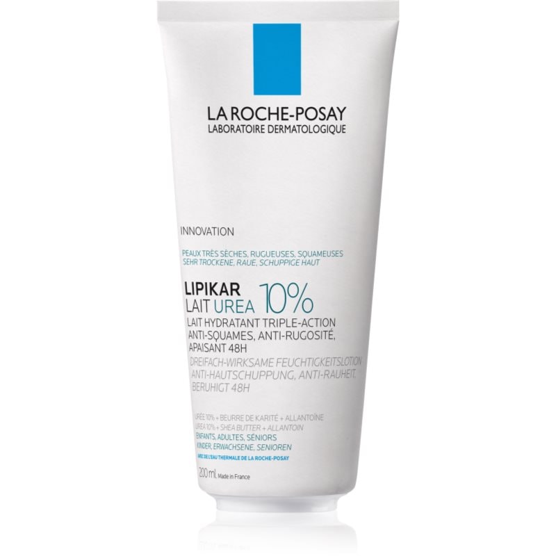 La Roche-Posay La Roche-Posay Lipikar Lait Urea 10% успокояващ лосион за тяло за много суха кожа - Унисекс парфюм 200мл - Сравни цени от 1 магазин с безплатна доставка