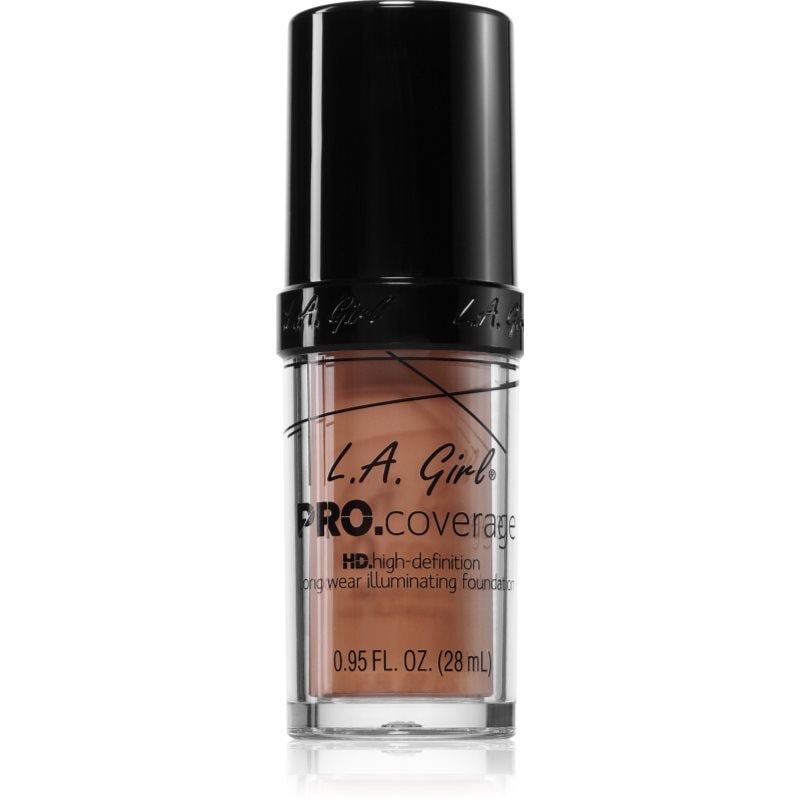 L.A. Girl Cosmetics PRO. Coverage озаряващ течен фон дьо тен - Грим - Сравни цени от 1 магазин с безплатна доставка