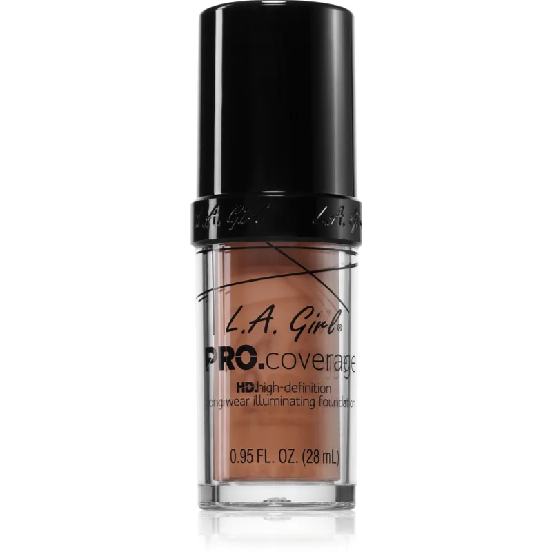 L.A. Girl Cosmetics PRO. Coverage озаряващ течен фон дьо тен - Грим - Сравни цени от 1 магазин с безплатна доставка