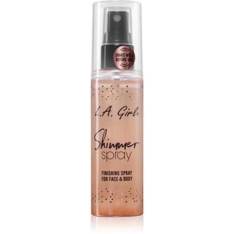 L.A. Girl Cosmetics Shimmer Spray фон дьо тен фиксатор за лице и тяло - Грим - Сравни цени от 1 магазин с безплатна доставка