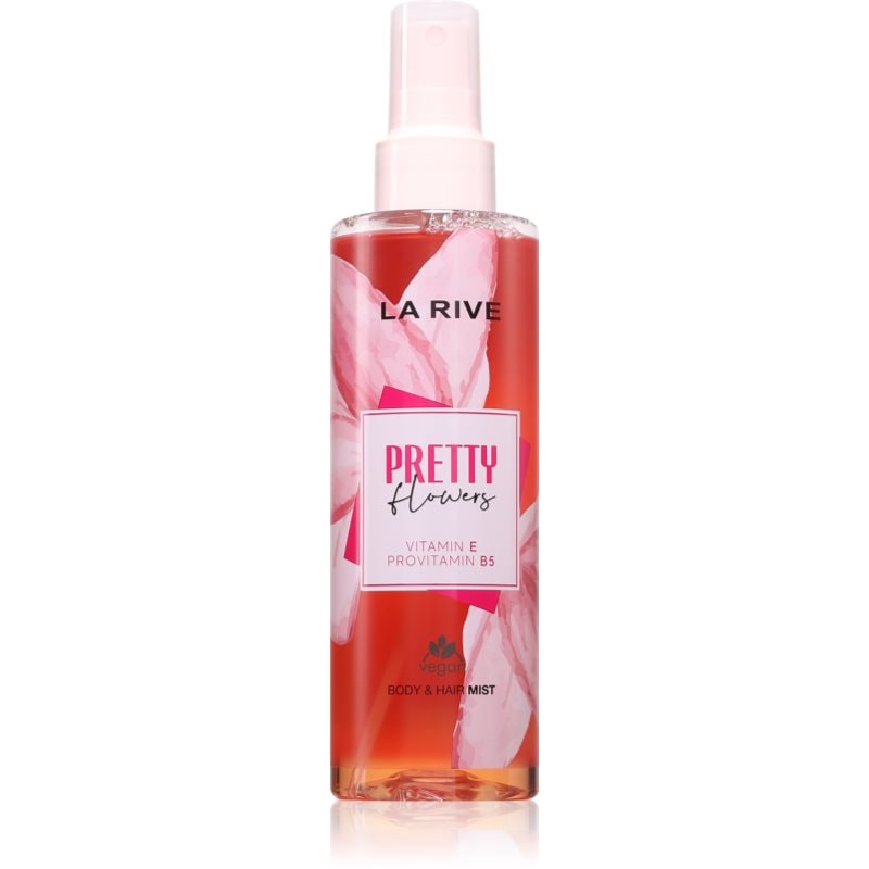 La Rive Pretty Flowers Body & Hair Mist Парфюмирана мъгла за тяло и коса за жени - Грижа за тяло - Сравни цени от 1 магазин с безплатна доставка