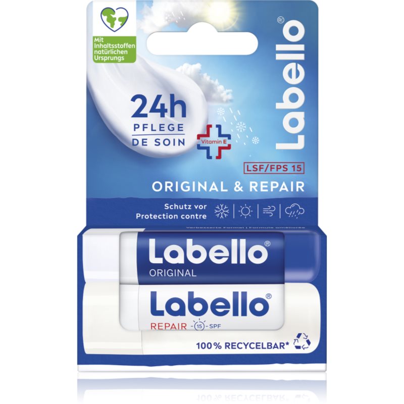 Labello Original & Repair възстановяващ хидратиращ балсам за устни - Грижа за лице - Сравни цени от 1 магазин с безплатна доставка