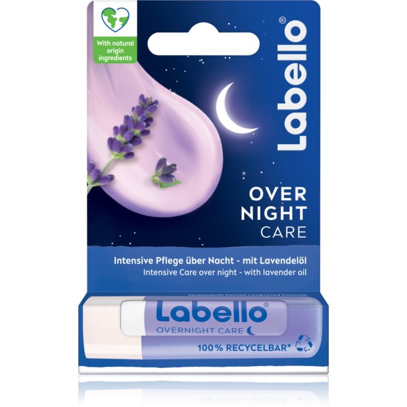 Labello Over Night Care регенериращ балсам за устни с лавандула - Грижа за лице - Сравни цени от 1 магазин с безплатна доставка