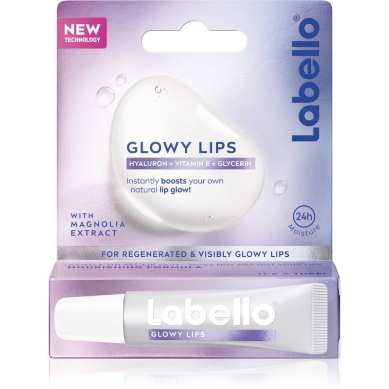 Labello Labello Glowy Lips хидратиращ балсам за устни с хиалуронова киселина - Унисекс парфюм 10мл - Сравни цени от 1 магазин с безплатна доставка
