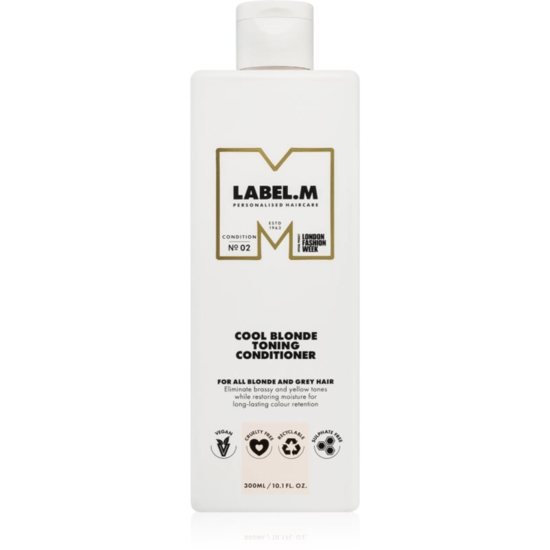 label.m Cool Blonde балсам за руса коса - Грижа за коса - Сравни цени от 1 магазин с безплатна доставка