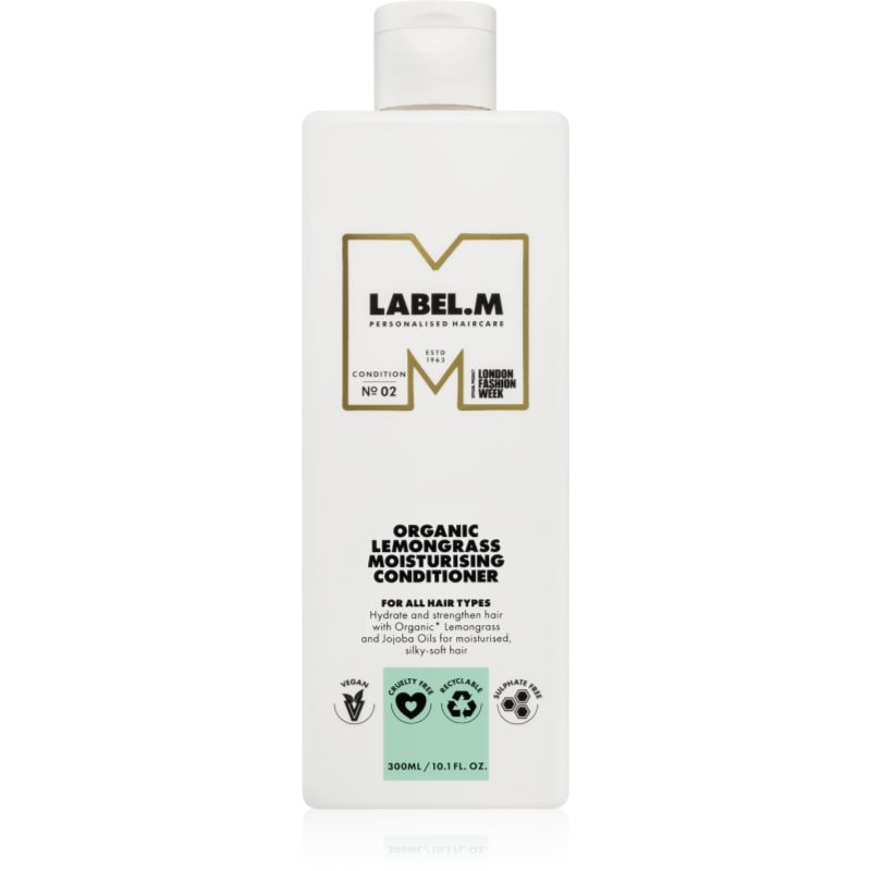 label.m Organic Lemongrass хидратиращ балсам за всички видове коса - Грижа за коса - Сравни цени от 1 магазин с безплатна доставка
