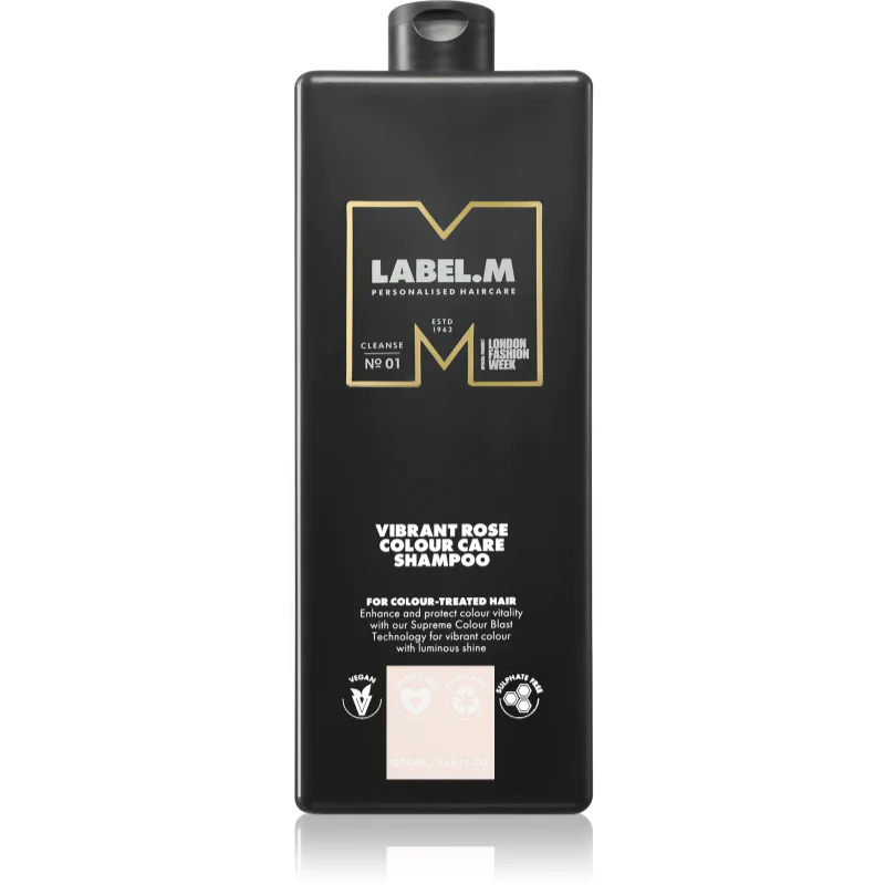 label.m Vibrant Rose Colour Care Shampoo хидратиращ шампоан за ядисана коса и коса с кичури - Грижа за коса - Сравни цени от 2 магазина с безплатна доставка