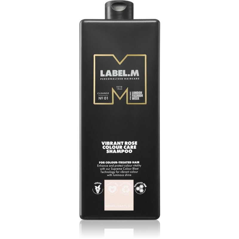 label.m Vibrant Rose Colour Care Shampoo хидратиращ шампоан за ядисана коса и коса с кичури - Грижа за коса - Сравни цени от 1 магазин с безплатна доставка