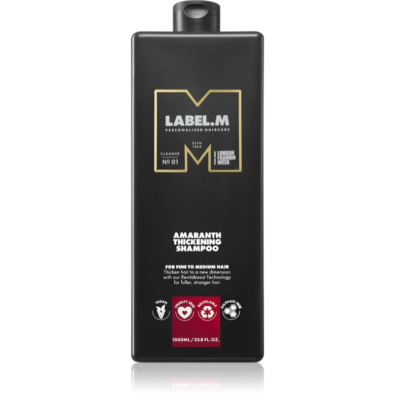 label.m Amaranth Thickening Shampoo шампоан за екстра обем