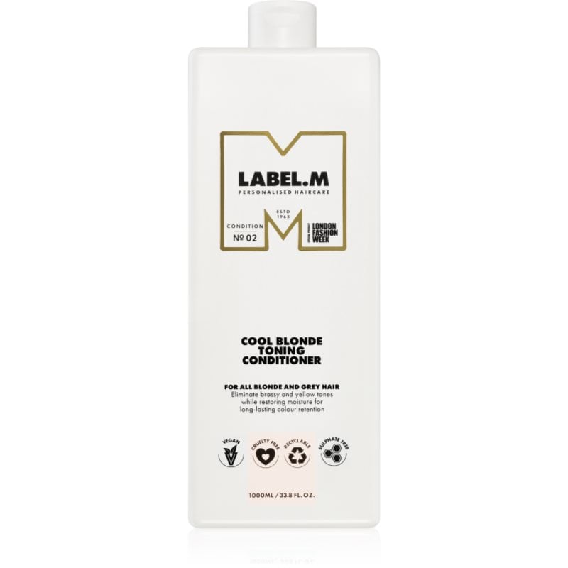 label.m Cool Blonde Conditioner хидратиращ балсам неутрализиращ жълтеникавите оттенъци