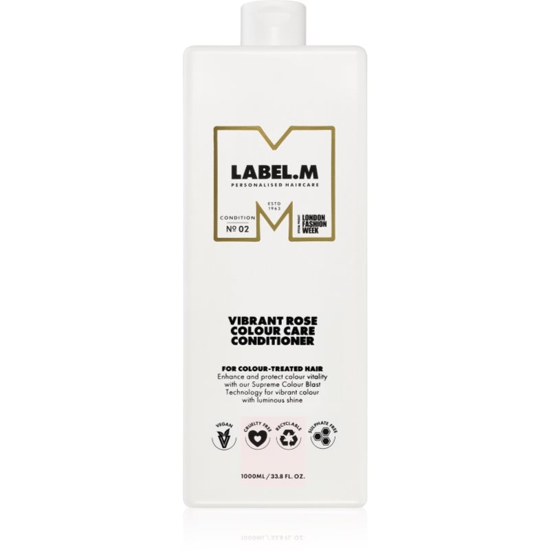 label.m Vibrant Rose Colour Care Conditioner хидратиращ балсам за ядисана коса - Грижа за коса - Сравни цени от 2 магазина с безплатна доставка