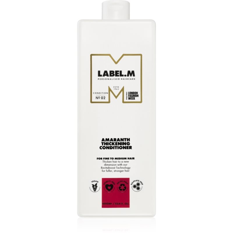 label.m Amaranth Thickening Conditioner балсам за гат обем - Грижа за коса - Сравни цени от 2 магазина с безплатна доставка