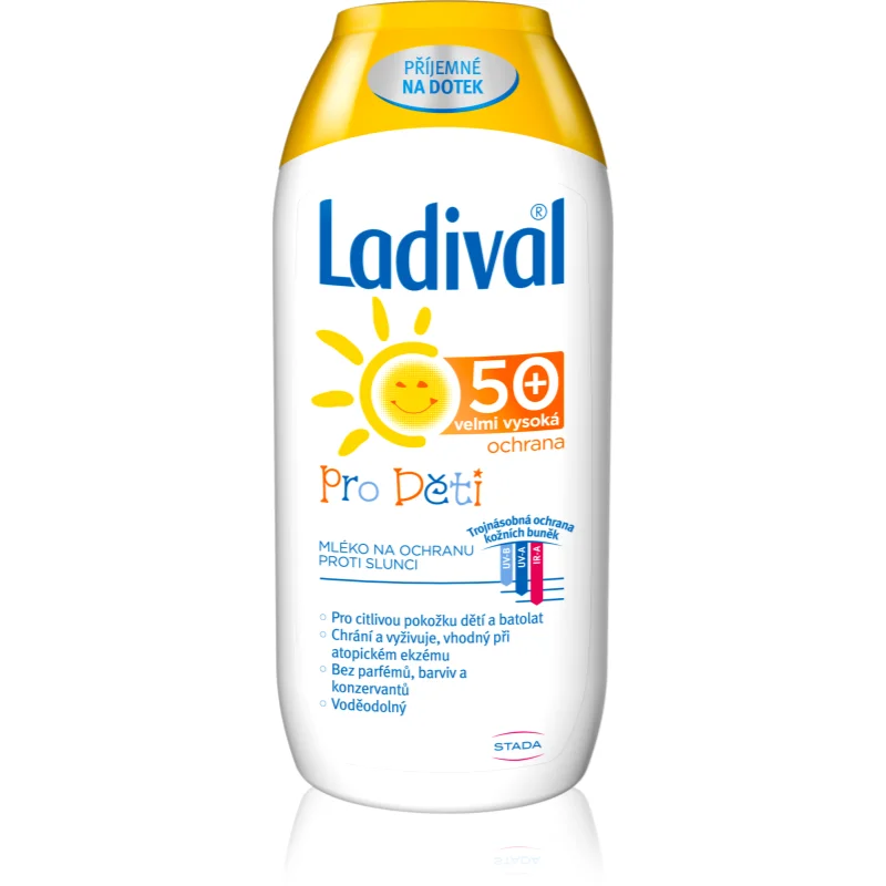 Ladival Kids детско мляко за тен SPF 50+ - Грижа за тяло - Сравни цени от 1 магазин с безплатна доставка