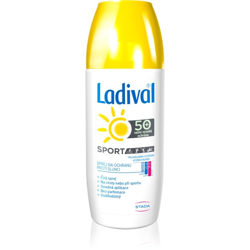 Ladival Sport прозрачен защитен спрей за спортисти SPF 50+