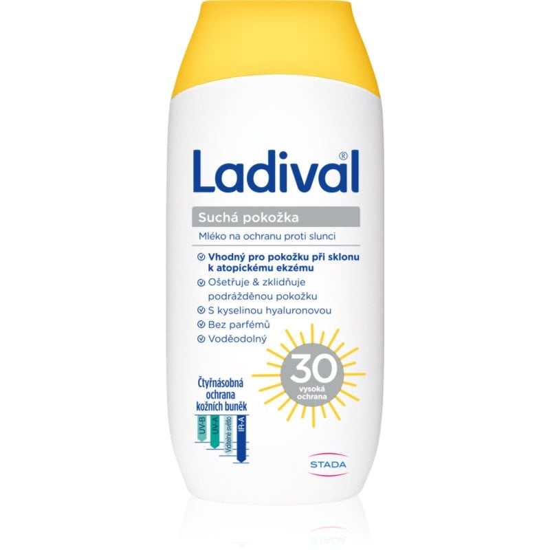 Ladival Dry Skin защитно мляко против слънчеви лъчи SPF 30